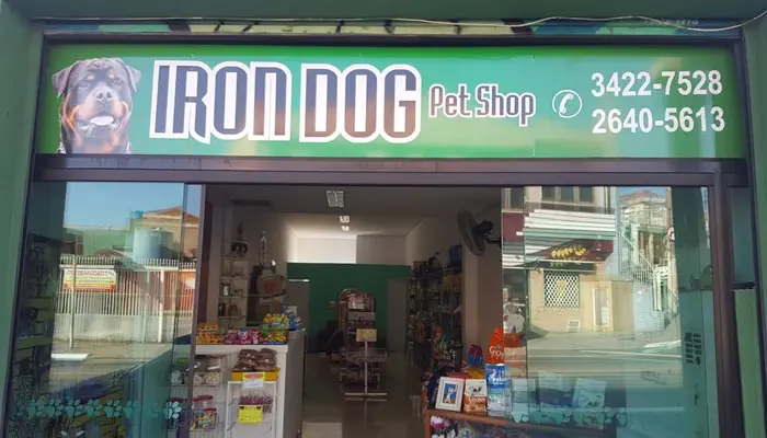 foto da fachada do pet shop iron dog